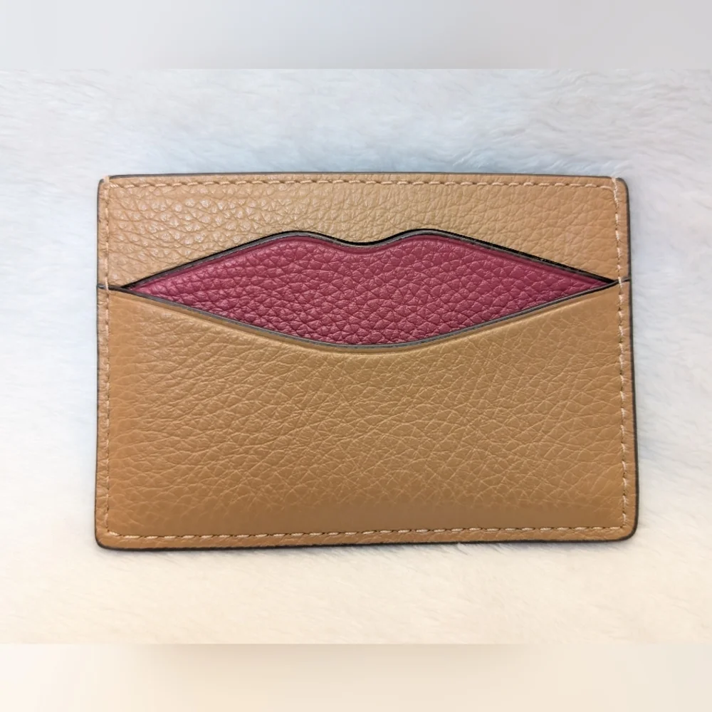 Coach Kiss 💋 Slim ID Card Case NWOT - Picture 3 of 4